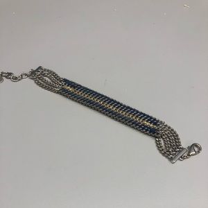 Stella & Dot Silver reversible bracelet